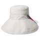 Women Summer Outdoor Embroidery Flower Wide Brim Hat Casual Sunshade Visor Hat