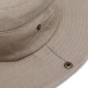 Women Summer Outdoor Foldable Breathable Fishing Hat Solid Color Sunshade Visor Hat