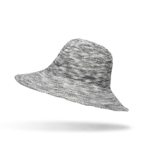 Women Summer Outdoor Hollow Out Wide Brimmed Bucket Hat Sun Protection Beach Cpa Visor