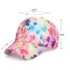 Women Summer Outdoor Lace Fashion Baseball Cap Flower Cloth Breathable Sunshade Hat