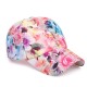 Women Summer Outdoor Lace Fashion Baseball Cap Flower Cloth Breathable Sunshade Hat