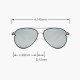 Women Summer Outdoor Luxury UV400 Polarized Sunglasses Driving Mirrored Glasses with Case