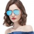 Women Summer Outdoor Luxury UV400 Polarized Sunglasses Driving Mirrored Glasses with Case