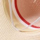 Women Summer Outdoor Multicolor Wide Brim Straw Hat Beach Sunshade Visor Hat