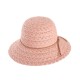 Women Summer Outdoor Petal Pattern Sunscreen Woven Straw Hat Adjustable Breathable Hat