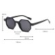 Women Summer Outdoor Retro UV400 Round Frame Sunglasses