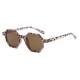 Women Summer Outdoor Retro UV400 Round Frame Sunglasses