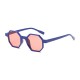 Women Summer Outdoor Retro UV400 Round Frame Sunglasses