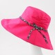 Women Summer Outdoor Wide Brim Breathable Foldable Visor Hat Floral Cotton Beach Sunshade Hat