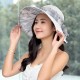 Women Summer Outdoor Wide Brim Fisherman Hat Eugenia UV Protection Sunshade Hat