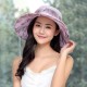 Women Summer Outdoor Wide Brim Fisherman Hat Eugenia UV Protection Sunshade Hat