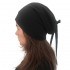 Women Summer Plain Color Turban Hat Casual Bow Skullcap Beanie Caps