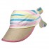 Women Summer Rainbow Top Empty Sun Hat Outdoor Sport Sunscreen Baseball Cap