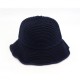 Women Summer Stripe Hollow Out Breathable Bucket Caps Folding Weave Sunshade Beach Hats