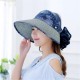 Women Summer Sun Hats With Suncreen Shawl Wide Brim Visor Beach Cap