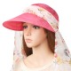 Women Summer Sunscreen Removeable Neck-protect Empty-top Hat Outdoor Casual Useful Hat