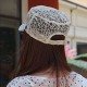 Women Summer Thin Breathable Sunscreen Flat Hats Outdoor Casual Travel Visor Hat