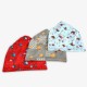 Women Summer Thin Cotton Breathable Beanies Hat Bird Print Both Hats And Scarf Use