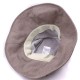 Women Summer Vintage Polyester UV Protection Bucket Cap Outdoor Large Brim Sun Fisherman Hat