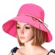 Women Summer Wide Birm Sun Hat Casual Outdoor Beach Foldable Sunshade Visor Cap