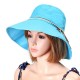 Women Summer Wide Birm Sun Hat Casual Outdoor Beach Foldable Sunshade Visor Cap