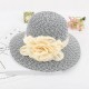 Women Summer Wide Brim Floppy Sun Straw Hat Casual Beach Sunshade Bucket Hat