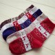 Women Thickened Wool Socks Deer Pattern Christmas Stockings