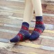 Women Thickened Wool Socks Deer Pattern Christmas Stockings