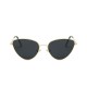 Women Thin Metal Frame Heart-Shaped Sunglasses Casual Outdoor Anti-UV400 Sunglasses