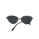 Women Thin Metal Frame Heart-Shaped Sunglasses Casual Outdoor Anti-UV400 Sunglasses