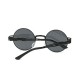 Women UV400 Protection Sunglasses Causal Vintage Steam Punk Round Eyeglasses