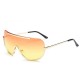 Women UV400 Sunglasses Oversized Colorful Lens Metal Frame Sunglasses