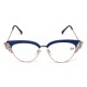 Women Ultra-Light Cat Eye Frame Computer Reading Glasses with Rhinestone