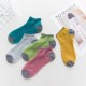 Women Ultra-thin Glass Silk Breathable Ankle Socks Antiskid Stretch Elastic Summer Sock