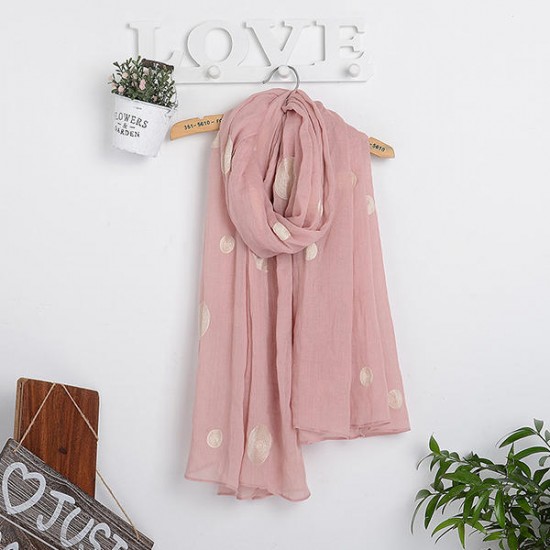 Women Unique Chiffon Printting Scarves Fashion Summer Outdoor Wave Point Shawl Scarf