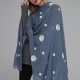 Women Unique Chiffon Printting Scarves Fashion Summer Outdoor Wave Point Shawl Scarf