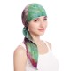 Women Unique Muslim Bandaged Turban Hat Outdoor Double-Sided Print Headscarf Cap