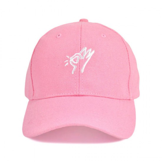 Women Unisex Cotton Embroidery Baseball Hat Casual Sunscreen Visor Snapback Caps