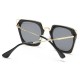 Women Unisex UV400 Cat Eye Sun Glassess Large Metal Frame Outdooors Sunscreen Glasses