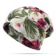 Women Vintage Bohemia Style Turban Hat Multifunctional Good Elastic Ponytail Beanie Caps