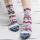 Women Vintage Cotton Middle Tube Socks Casual Knit Socks Winter Warm Socks