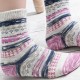 Women Vintage Cotton Middle Tube Socks Casual Knit Socks Winter Warm Socks