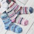 Women Vintage Cotton Middle Tube Socks Casual Knit Socks Winter Warm Socks