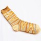 Women Vintage Cotton Stripe Middle Tube Socks Comfortable Knitted Warm Socks