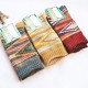 Women Vintage Cotton Stripe Middle Tube Socks Comfortable Knitted Warm Socks