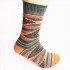 Women Vintage Cotton Stripe Middle Tube Socks Comfortable Knitted Warm Socks