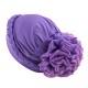 Women Vintage Ethnic Style Braid Breathable Turban Cap Cotton Flexible Headband