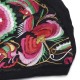 Women Vintage Floral Embroidered Beanie Caps Outdoor Good Elastic Turban Hat