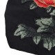 Women Vintage Floral Peony Embroidered Beanie Caps Fashion Classic Outdoor Turban Hat