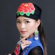 Women Vintage Floral Peony Embroidered Beanie Caps Fashion Classic Outdoor Turban Hat